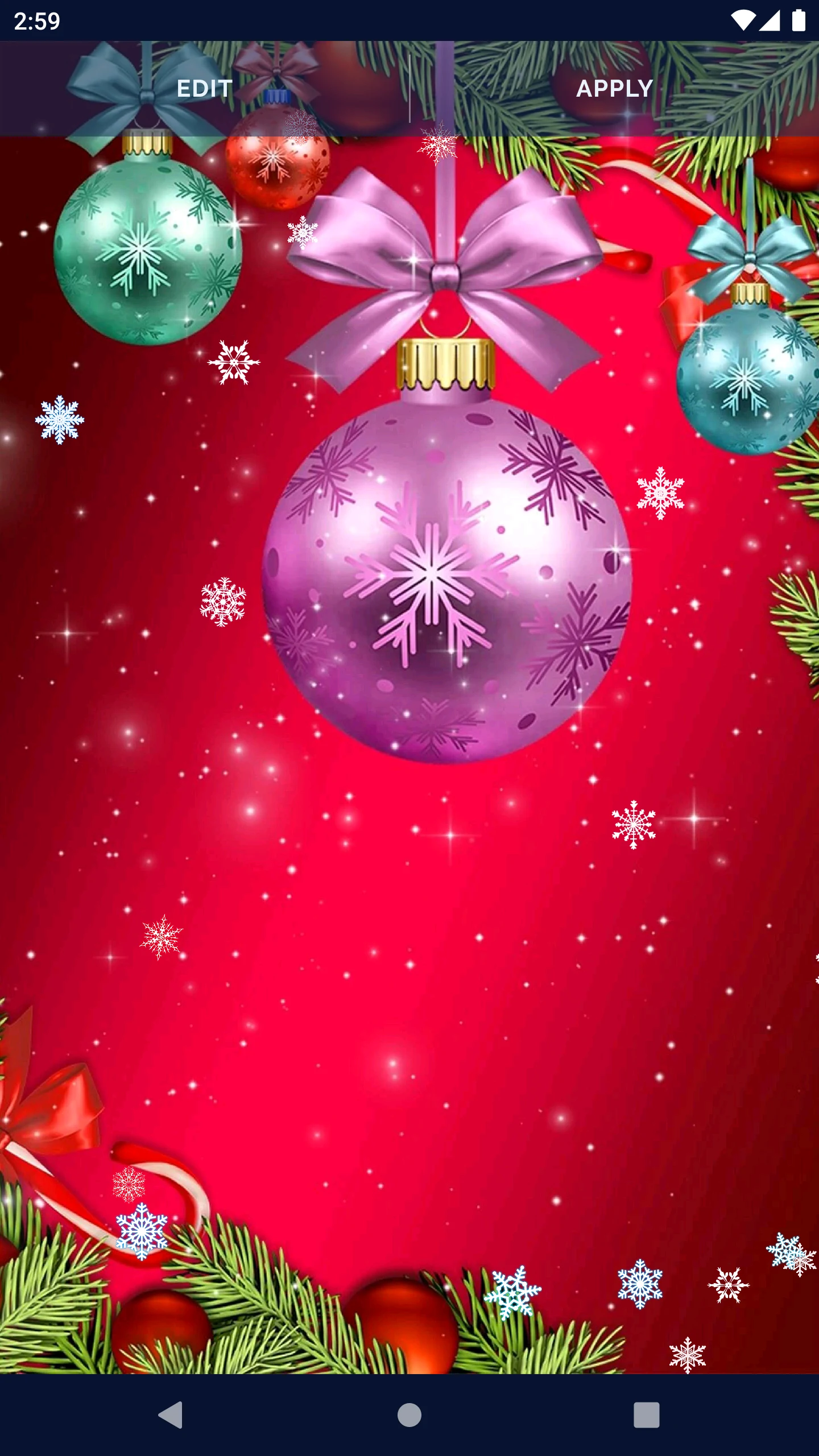 Christmas Tree Live Wallpapers screenshot