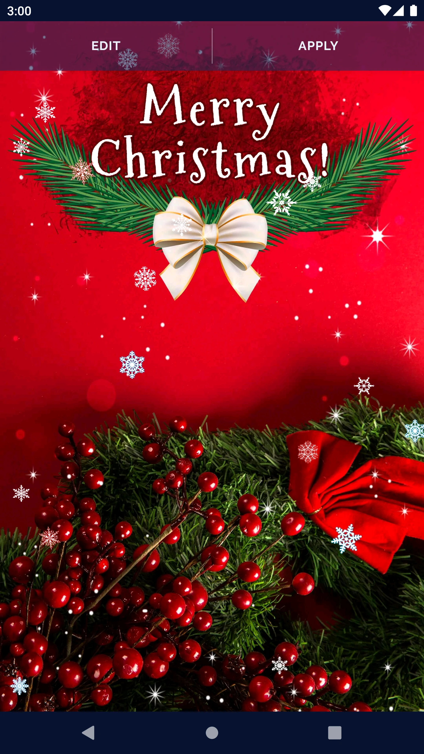 Christmas Tree Live Wallpapers screenshot