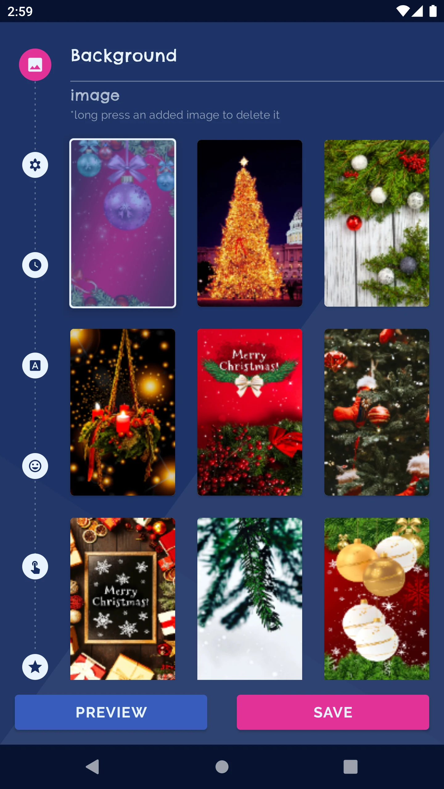 Christmas Tree Live Wallpapers screenshot