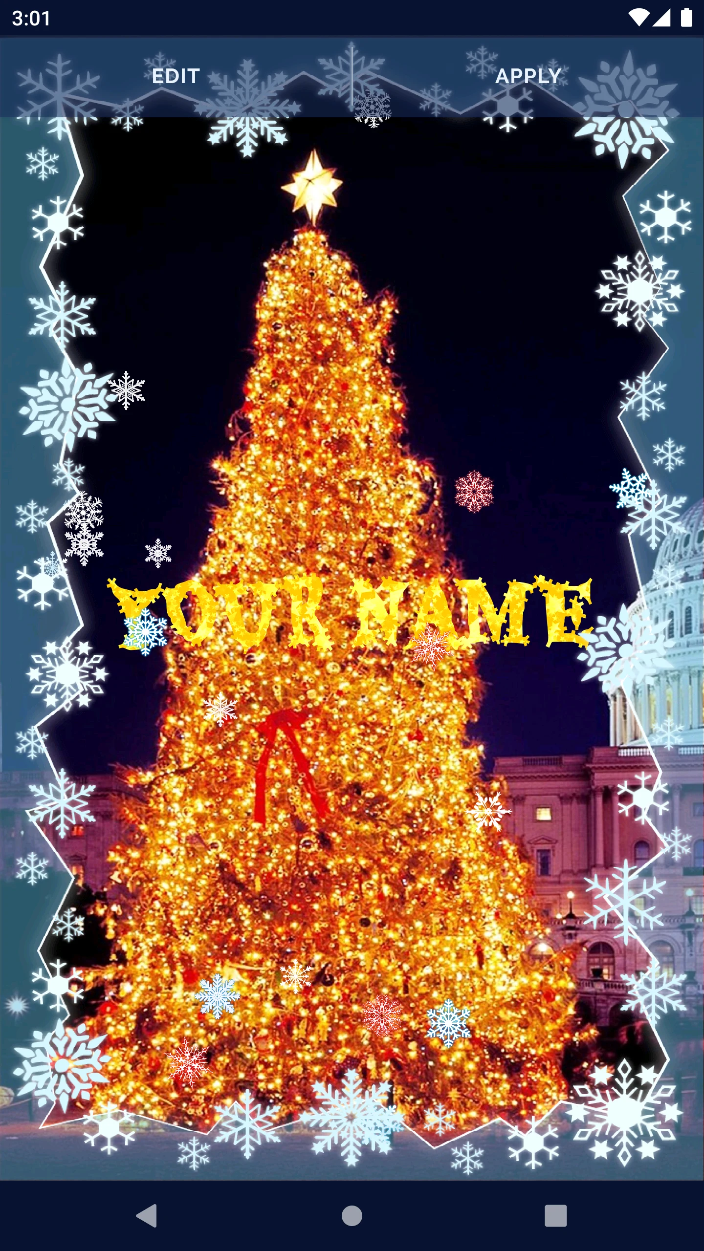 Christmas Tree Live Wallpapers screenshot